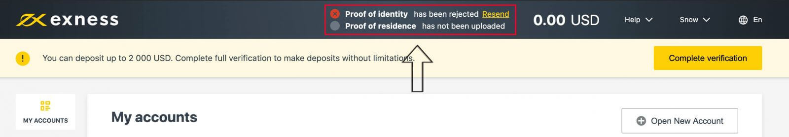 Exness shaxsiy hududining tez-tez so'raladigan savollari (FAQ) 2-qism