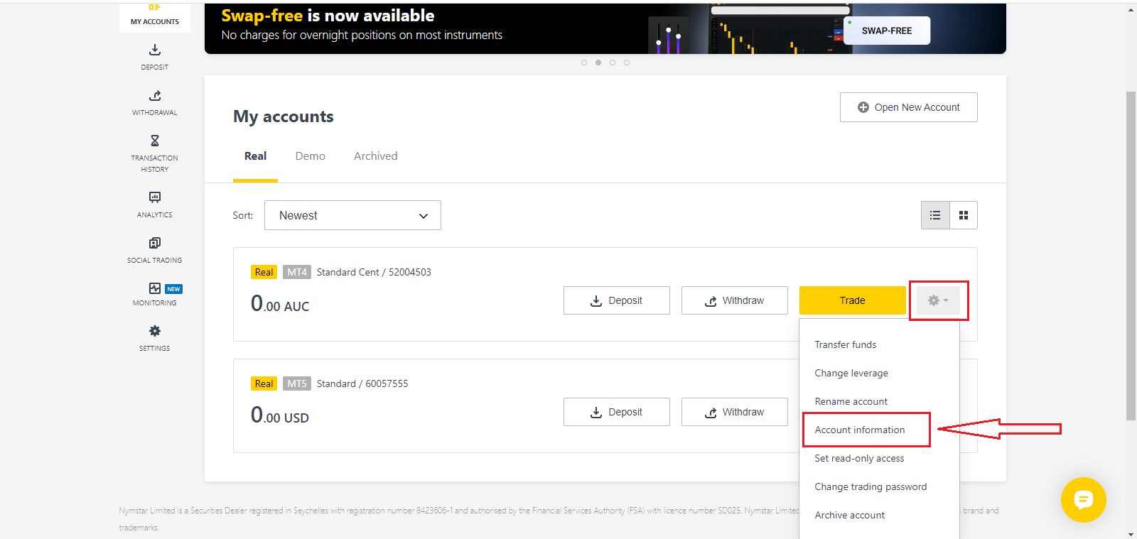 كيفية تنزيل وتثبيت MetaTrader 4 (MT4)، وMetaTrader 5 (MT5) لأجهزة الكمبيوتر المحمول/الكمبيوتر الشخصي (Windows وMacOS وLinux) على Exness كيفية تنزيل وتثبيت MetaTrader 4 (MT4)، وMetaTrader 5 (MT5) لأجهزة الكمبيوتر المحمول/الكمبيوتر الشخصي (Windows وMacOS وLinux) على Exness