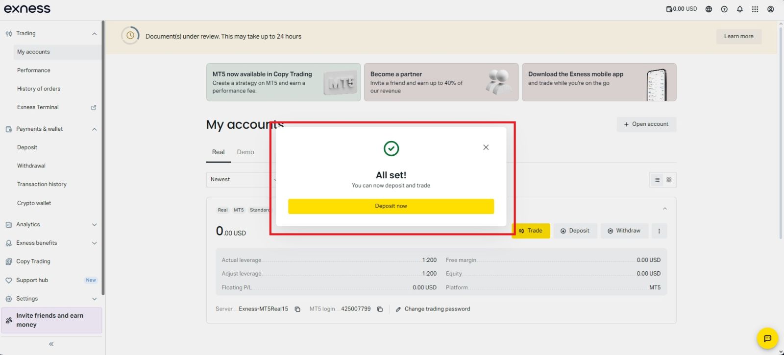 Slik bekrefter du Exness-kontoen din i 2026: KYC-krav, dokumenter og godkjenningstid