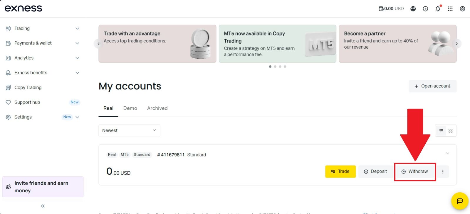 Hvordan ta ut penger fra Exness i 2026: Raske, sikre utbetalinger og behandlingstid Hvordan ta ut penger fra Exness i 2026: Raske, sikre utbetalinger og behandlingstid