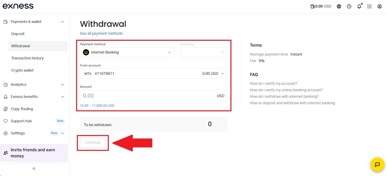 Hvordan ta ut penger fra Exness i 2026: Raske, sikre utbetalinger og behandlingstid Hvordan ta ut penger fra Exness i 2026: Raske, sikre utbetalinger og behandlingstid
